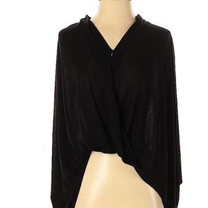 Helmut Lang drape blouse